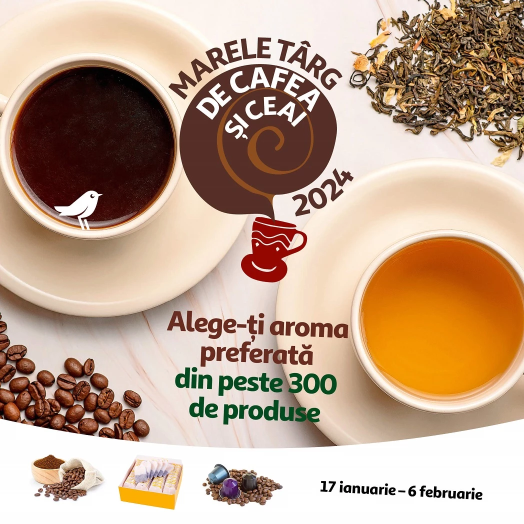 Marele Târg de Cafea și Ceai din magazinele Auchan Marele Târg de Cafea și Ceai din magazinele Auchan