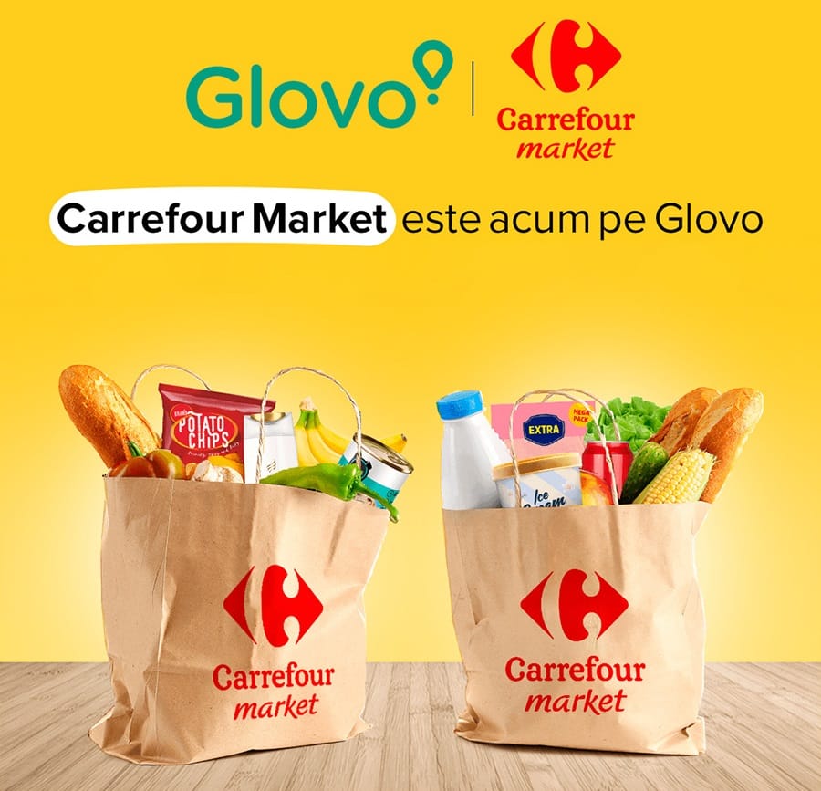 Carrefour România continuă investiția în e-commerce:  19 noi Marketuri integrate în Glovo