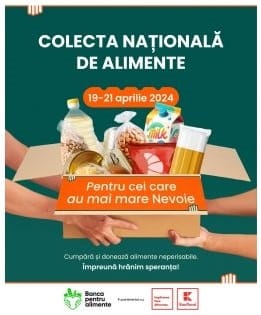 Kaufland se alătură celei de-a 10-a ediții a Colectei Naționale de Alimente