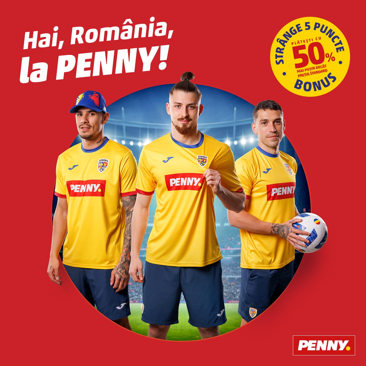 PENNY este pregătit cu echipamente și accesorii pentru suporterii adevărați PENNY este pregătit cu echipamente și accesorii pentru suporterii adevărați
