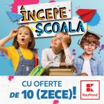Kaufland continuă să susțină educația prin campania „Începe școala cu oferte de 10 (zece)”