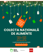 Împreună hrănim speranța celor aflați în dificultate: o nouă ediție a Colectei Naționale de Alimente revine între 13-15 decembrie, în toate magazinele PENNY din țară