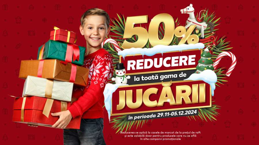 Între 29 noiembrie și 5 decembrie, Kaufland susține părinții cu reduceri de 50% la jucării, de Moș Nicolae