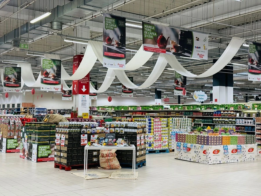 Peste 380 de produse, arome și prețuri mici la cel mai mare Târg de Cafea și Ceai din România, organizat de Auchan