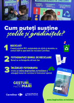 Carrefour și InspirAction lansează a patra ediție a proiectului Gesturi mici pentru practici mari