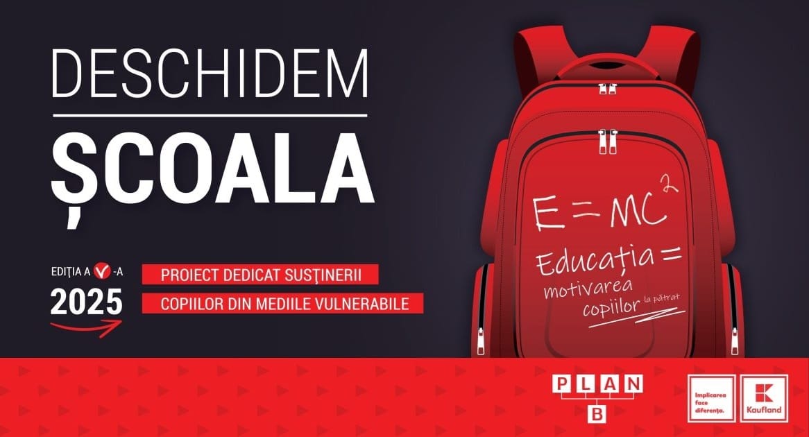 DESCHIDEM ȘCOALA pentru al 5-lea an: ore de română și matematică, consiliere psihologică și săli de clasă echipate digital pentru elevii din medii vulnerabile