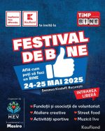 Pe 24 și 25 mai, Kaufland România, împreună cu Fundația M.E.V., organizează prima ediție a Festivalului de Bine