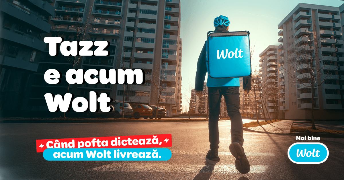 Wolt, platforma de comerț local activă în peste 30 de țări, anunță activarea oficială a aplicației sale în Cluj-Napoca