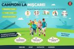 Peste 150 de copii au participat sâmbătă, 7 iunie, la evenimentul „Campioni la Mișcare”, desfășurat la Centrul Comercial Auchan Titan