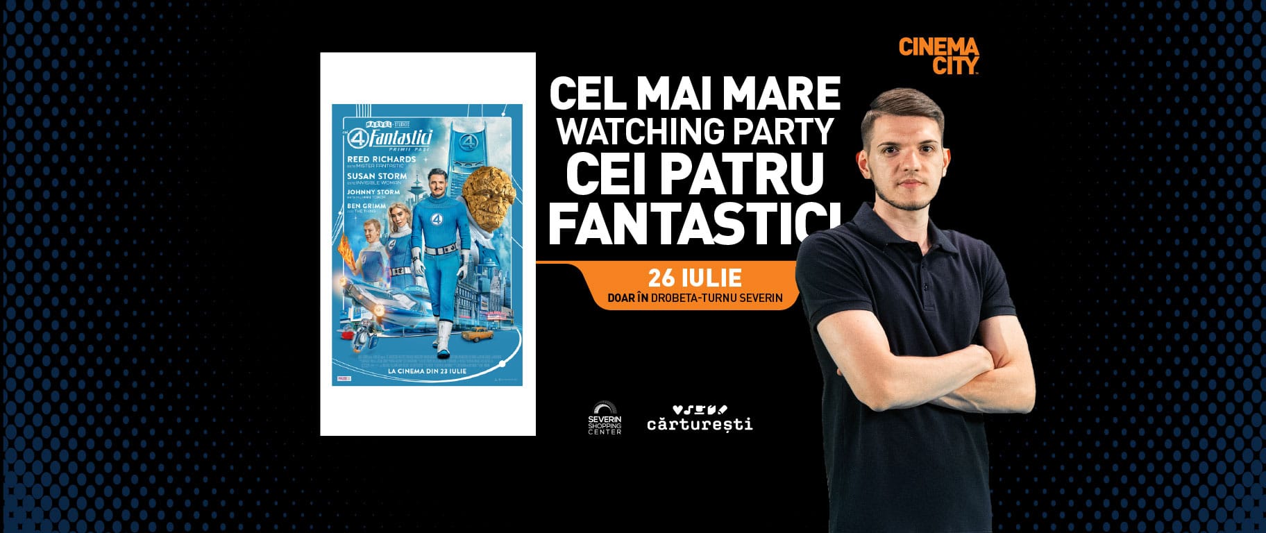 Centrul comercial Severin Shopping Center îi aduce împreună pe fanii Marvel și ai gamerului Mădălin Adrian