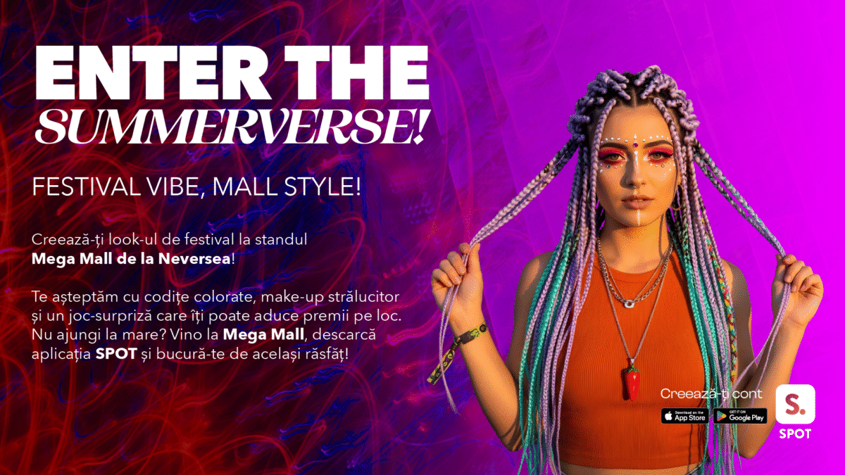 În luna iulie, centrul comercial Mega Mall aduce atmosfera de festival, dans și filme, mai aproape de vizitatorii săi În luna iulie, centrul comercial Mega Mall aduce atmosfera de festival, dans și filme, mai aproape de vizitatorii săi