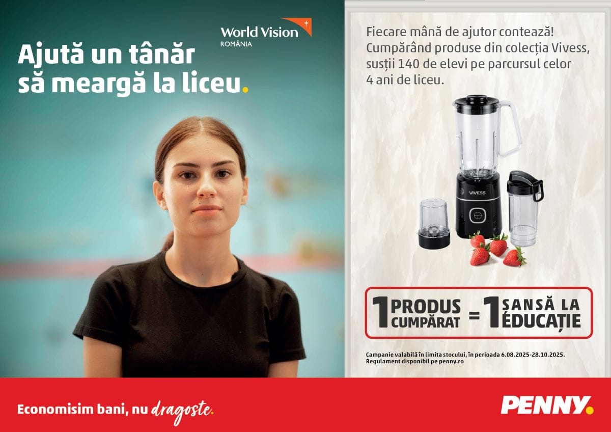 Noua campanie de loializare PENNY – un strop de inspirație în fiecare rețetă, alături de colecția Vivess pentru bucătărie Noua campanie de loializare PENNY – un strop de inspirație în fiecare rețetă, alături de colecția Vivess pentru bucătărie