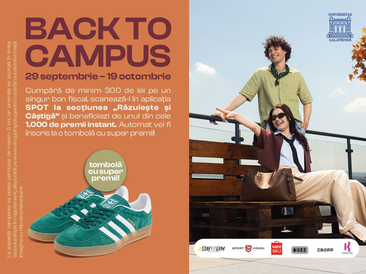 Shopping City Galați aduce premii și surprize la începutul anului universitar