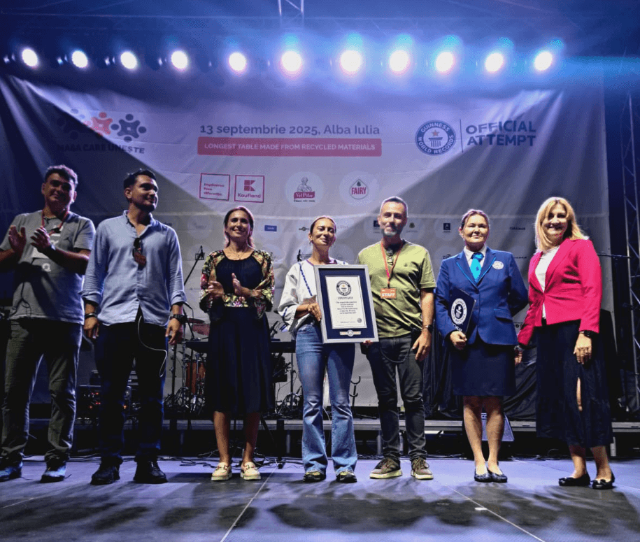 Kaufland România, parte dintr-un nou record mondial la „Masa care Unește” de la Alba Iulia