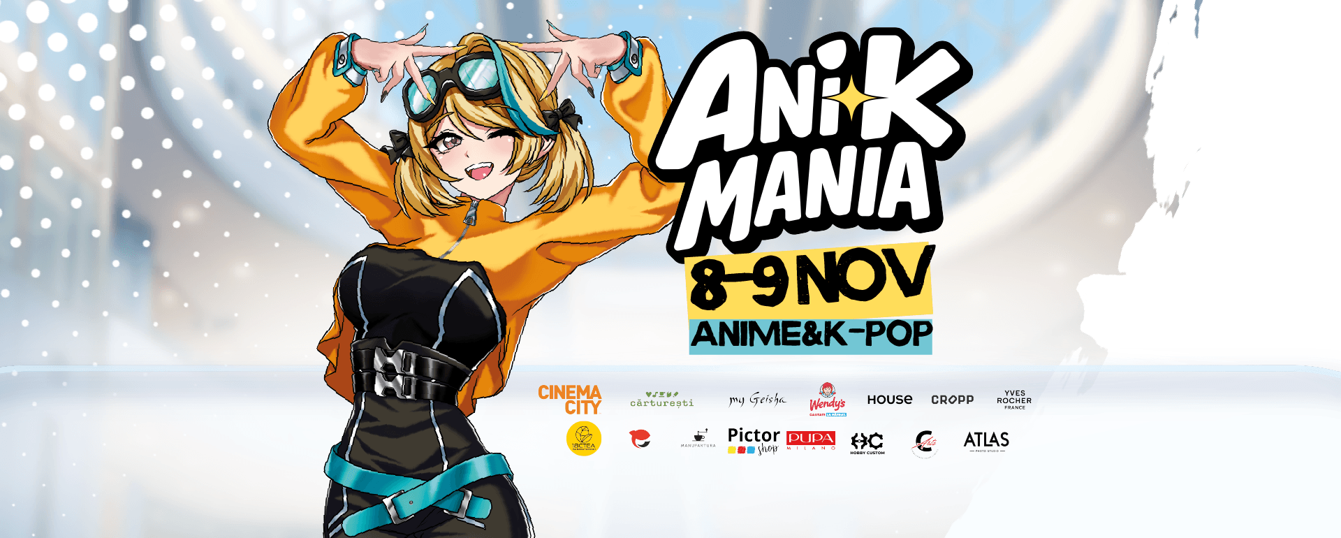 Mega Mall găzduiește ANI-K MANIA, prima convenție dedicată universului anime și K-pop dintr-un centru comercial. Celebrii Taryn și Taehoon, pentru prima dată la București