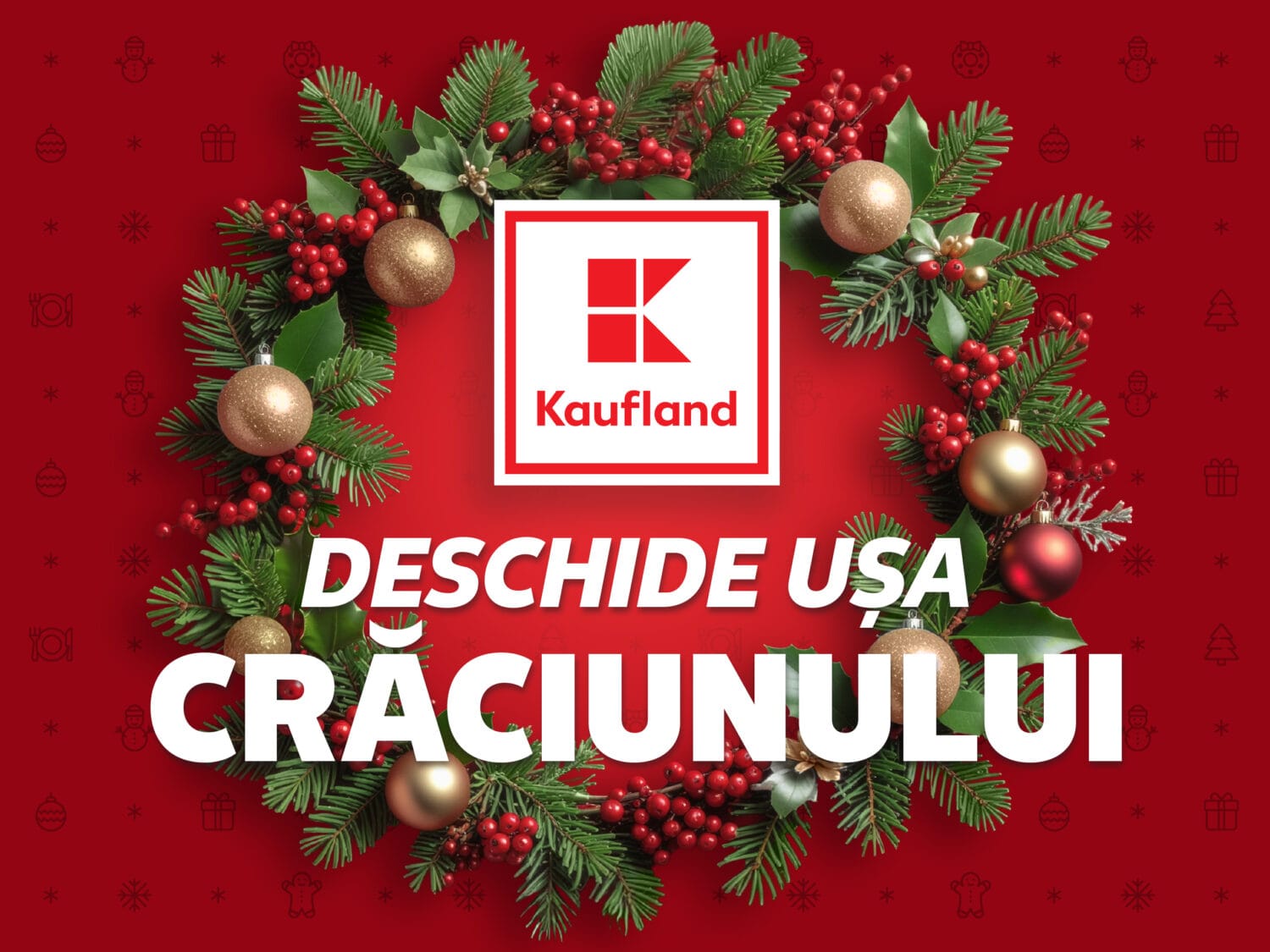 Kaufland România lansează campania de sărbători 2025-2026, intitulată „Deschide ușa Crăciunului!”