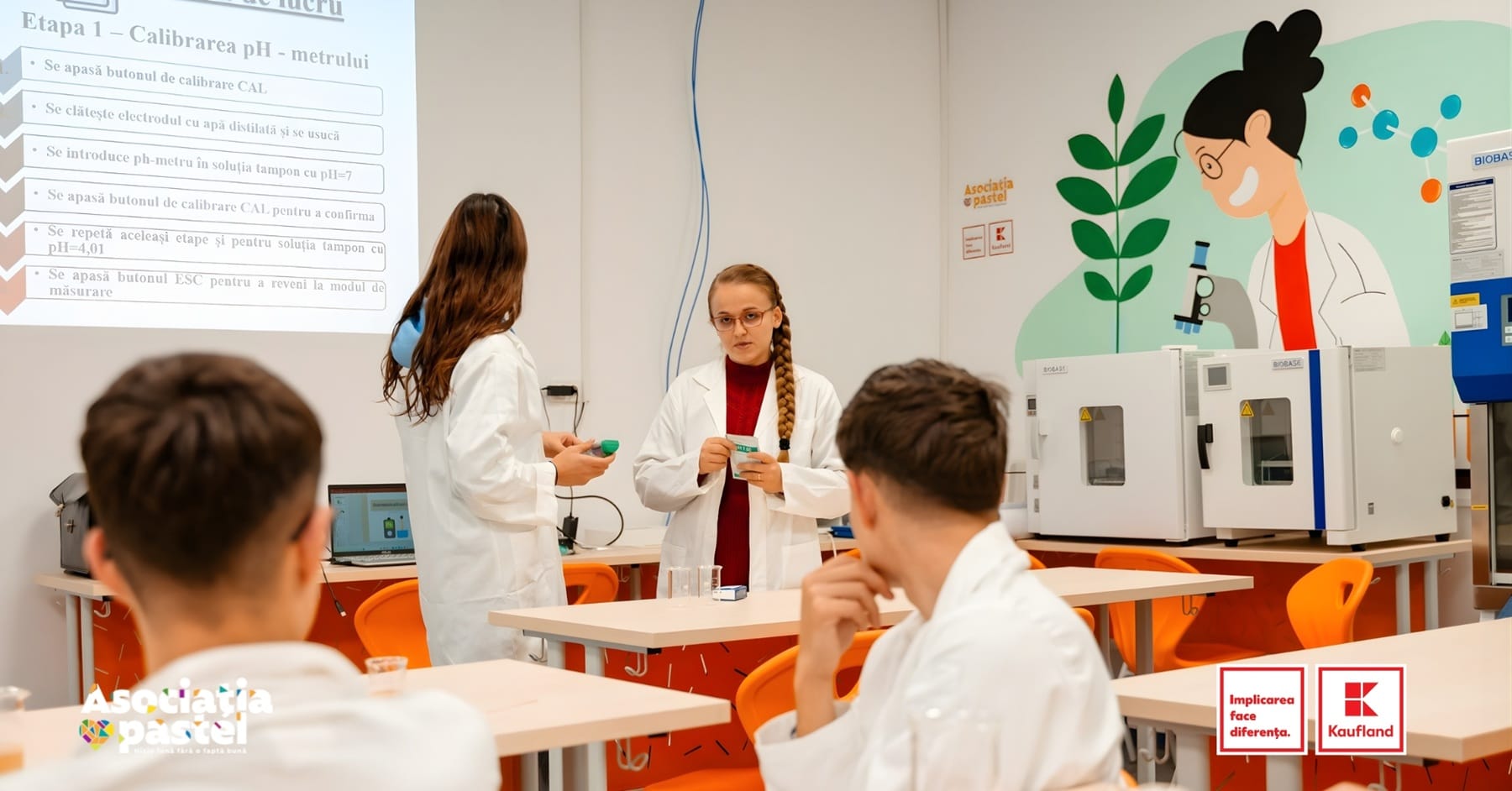 Asociația pastel și Kaufland România inaugurează primul laborator agricol din Cudalbi