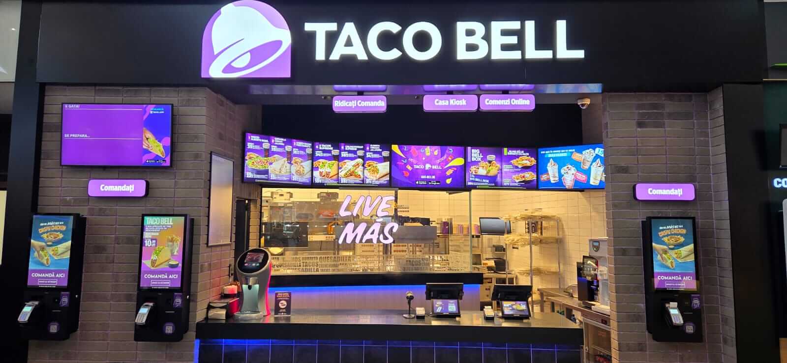 Taco Bell deschide al 18-lea restaurant, în centrul comercial Sun Plaza din capitală