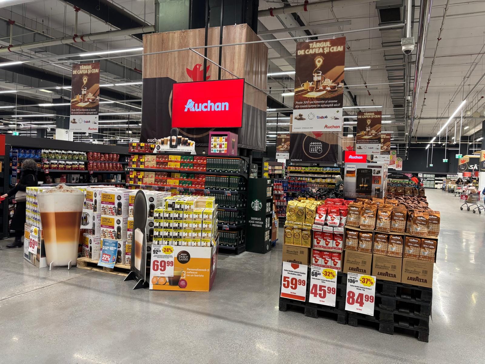 A început Târgul de Cafea și Ceai la Auchan România cu noutăți și reduceri de până la 40%