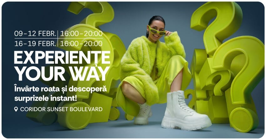 Campania „Experiențe Your Way” revine cu mii de surprize instant la AFI Cotroceni
