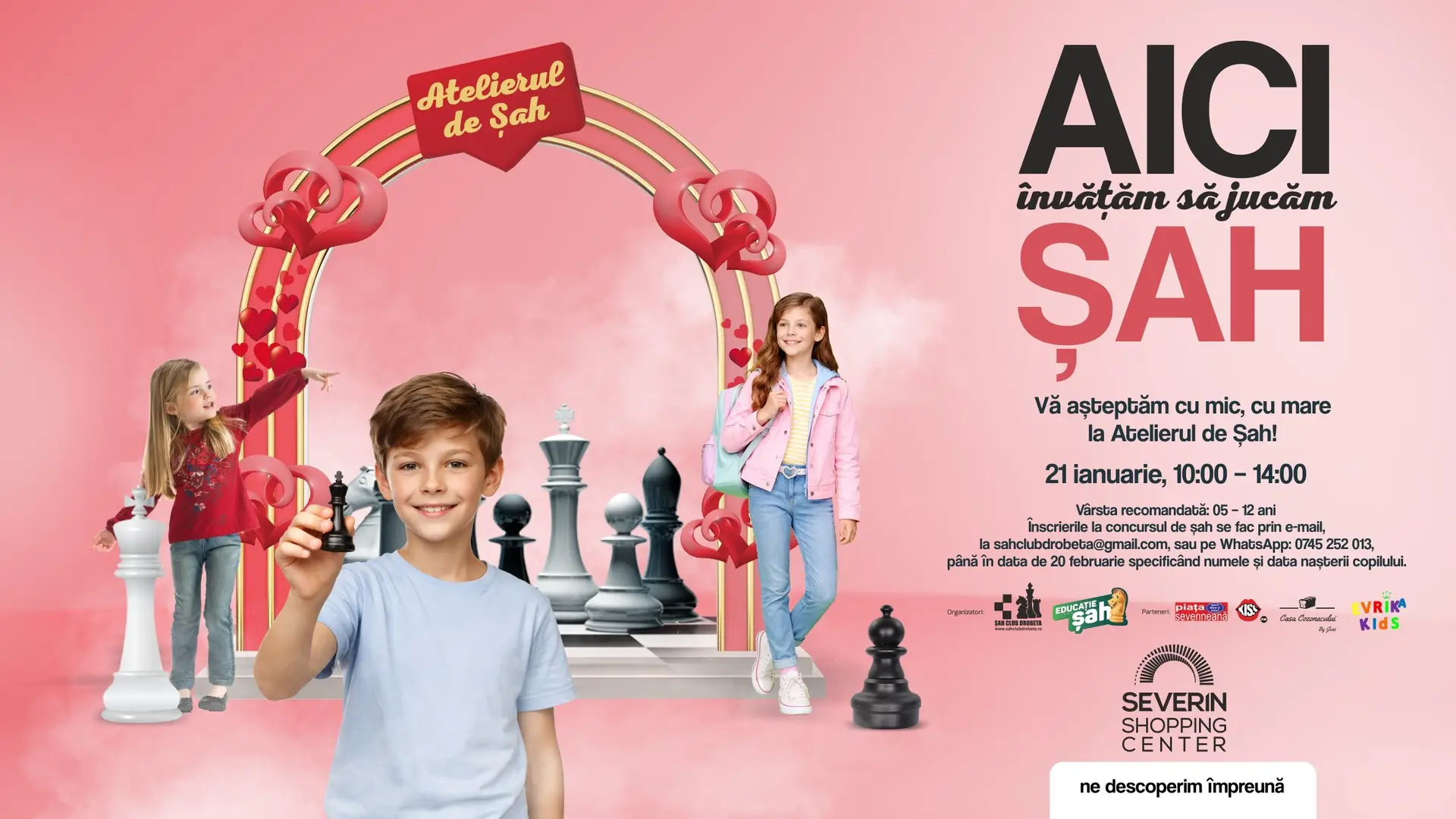 Severin Shopping Center aduce noi oferte, premii și ateliere de șah pentru cei mici