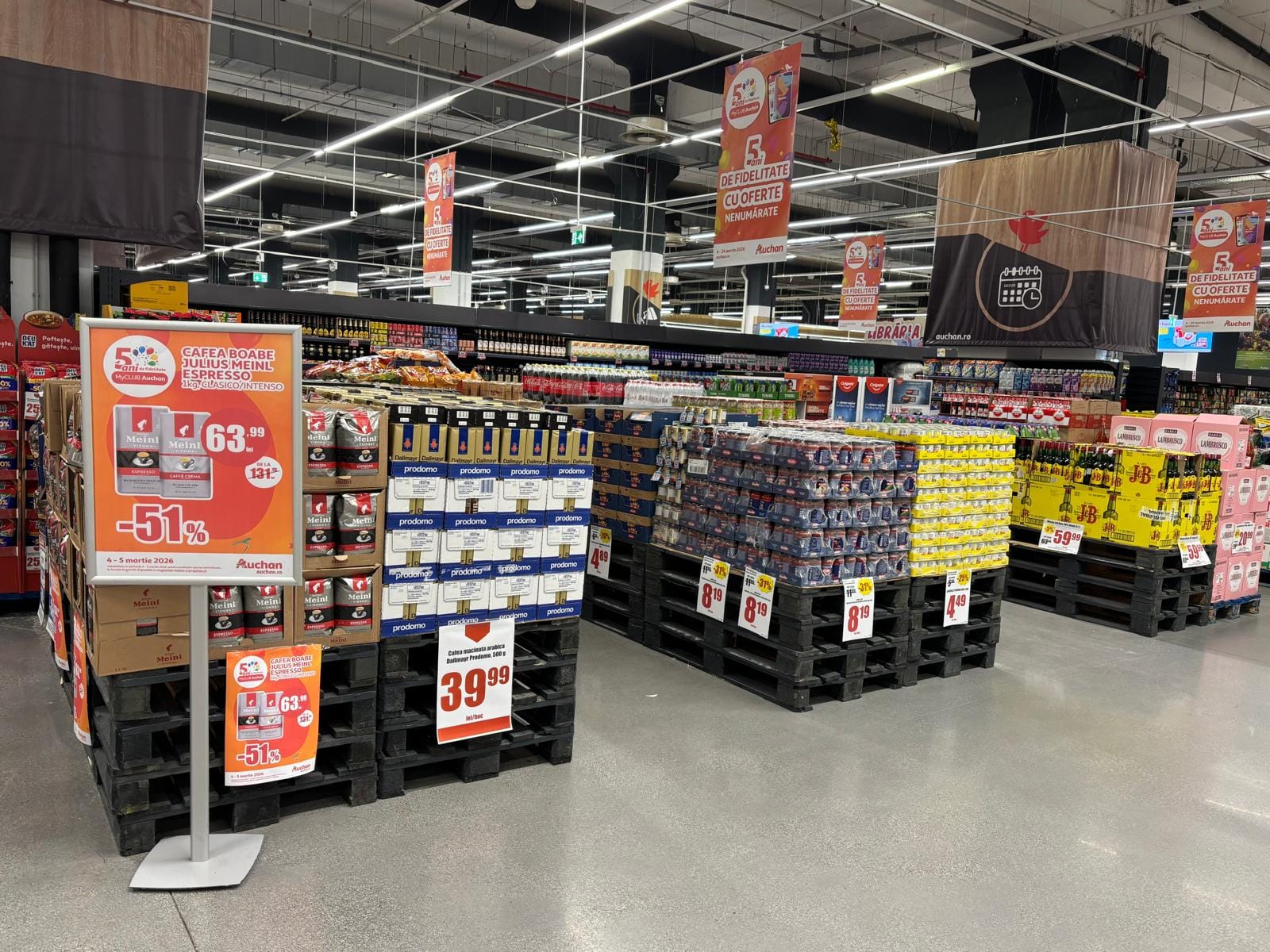 Peste 60% din cumpărăturile din Auchan sunt realizate cu cardul de fidelitate: 5 ani de MyCLUB Auchan și peste 2 milioane de membri