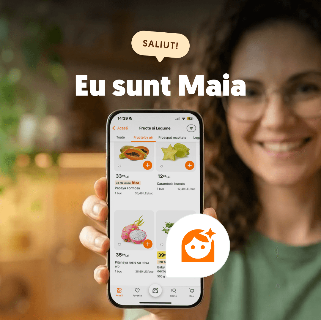 Sezamo lansează Maia Voice, asistentul AI cu care poți vorbi direct despre cumpărăturile tale