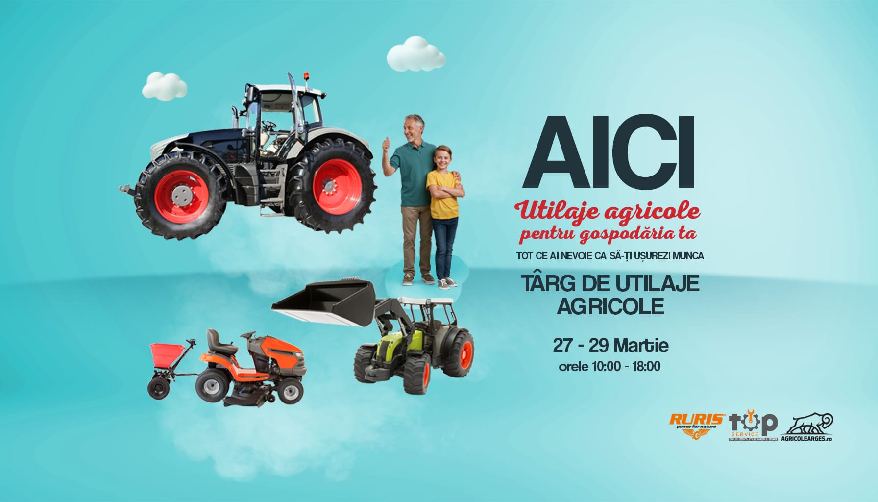 Centrul comercial Pitești Retail Park aduce Târgul de Utilaje Agricole pentru toți vizitatorii