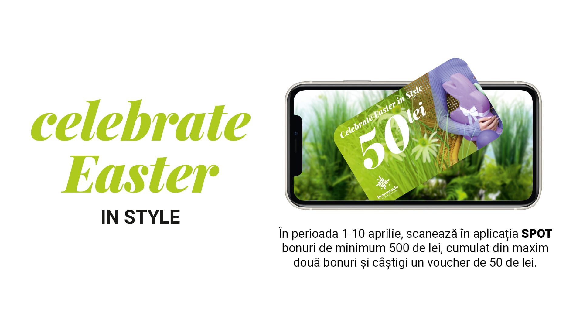 Promenada Mall vine cu un program special de Paște și o nouă campanie promoțională cu premii garantate Promenada Mall vine cu un program special de Paște și o nouă campanie promoțională cu premii garantate