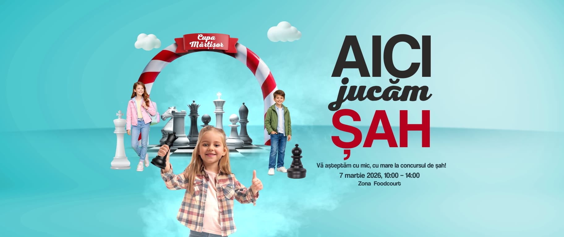 Severin Shopping Center anunță „Cupa Mărțișor”, primul concurs de șah pentru copii din acest an