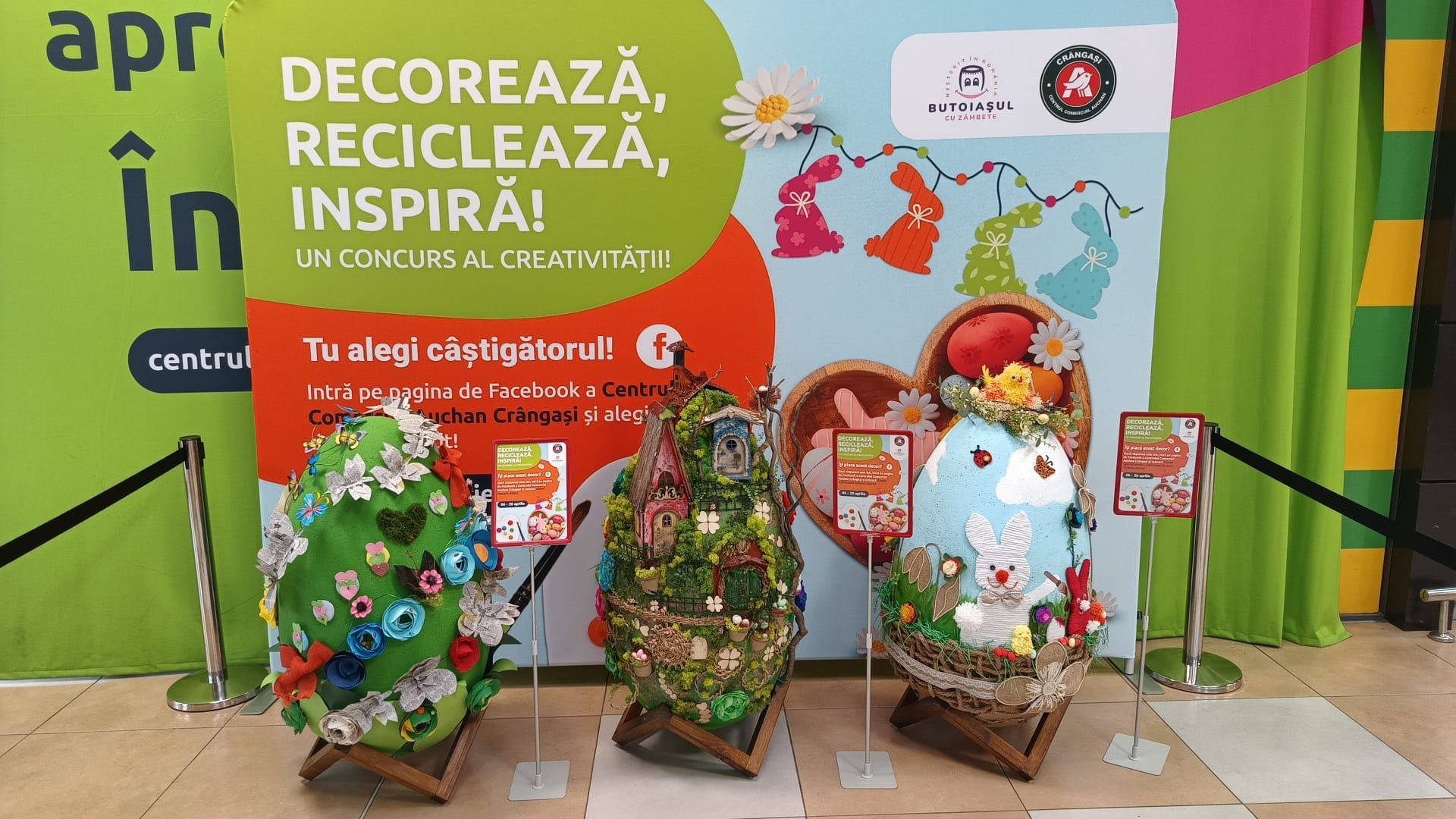 Cea de-a III-a ediție a campaniei „Decorează, reciclează, inspiră!” în cele 9 centre Ceetrus