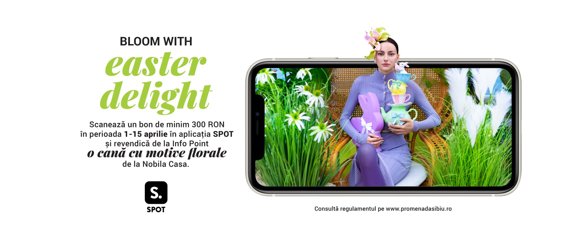 Promenada Sibiu anunță programul special de Paște și o serie de surprize pentru vizitatori Promenada Sibiu anunță programul special de Paște și o serie de surprize pentru vizitatori