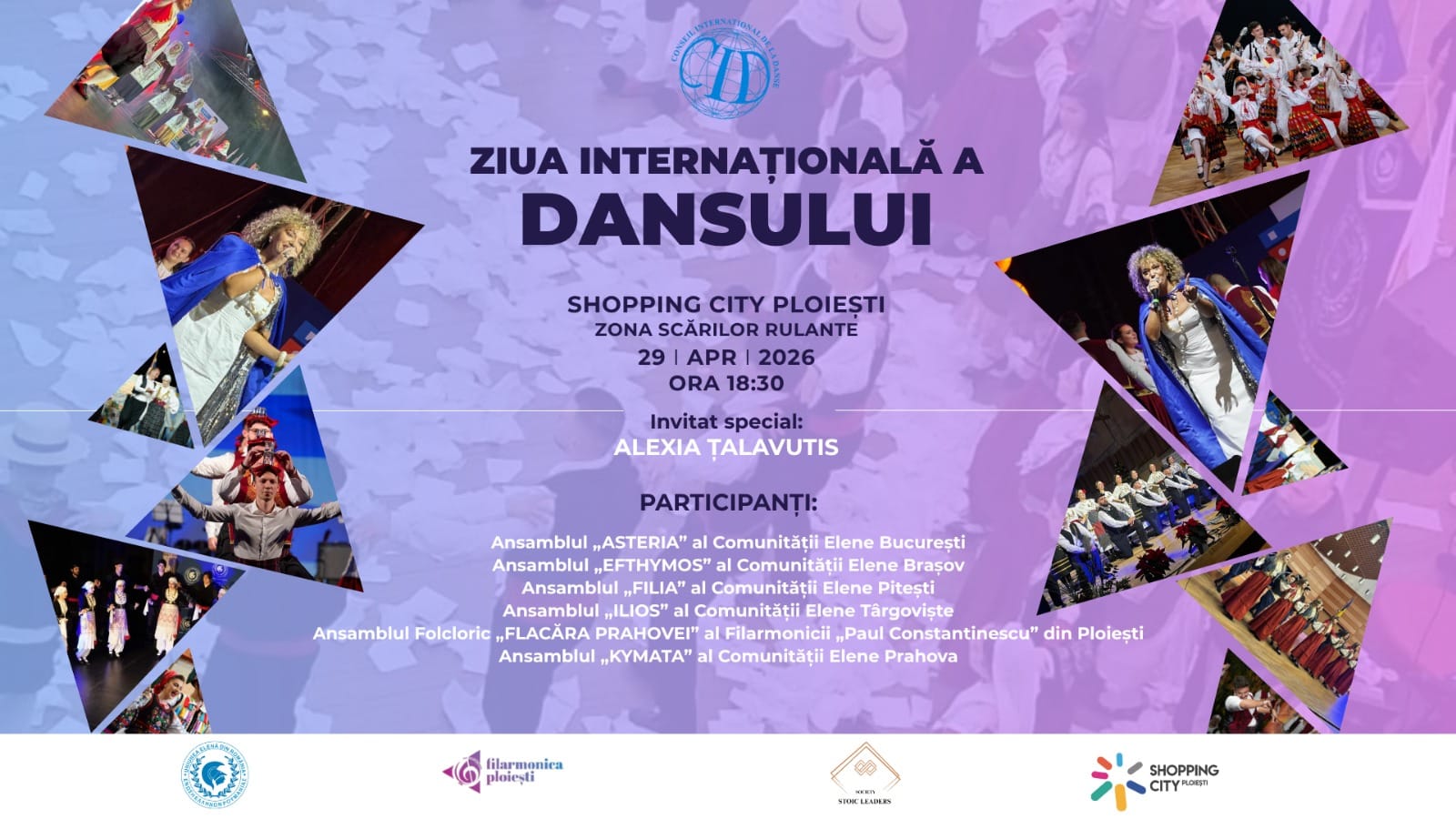 Shopping City Ploiești celebrează Ziua Internațională a Dansului printr-un spectacol multicultural plin de ritm și tradiție Shopping City Ploiești celebrează Ziua Internațională a Dansului printr-un spectacol multicultural plin de ritm și tradiție