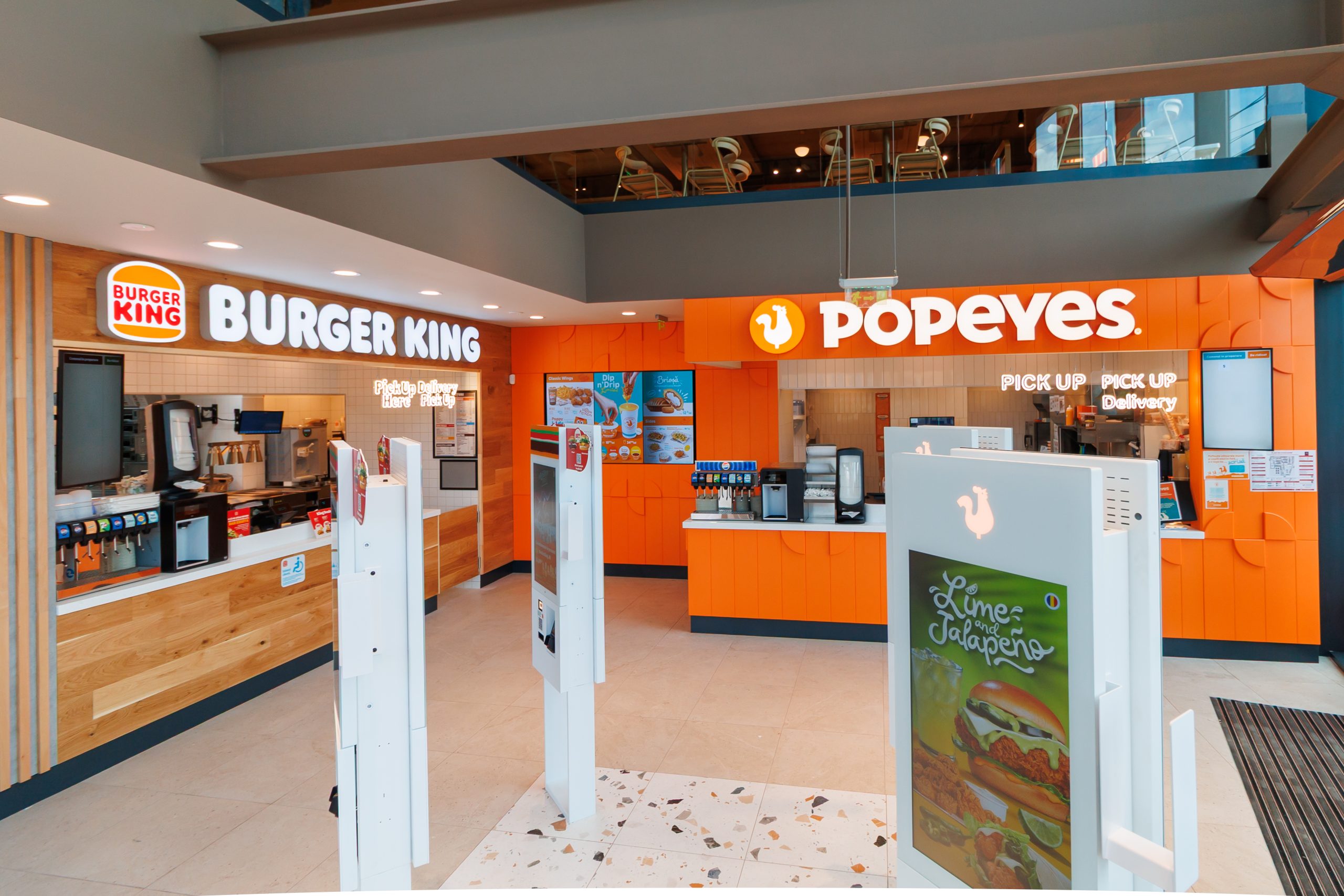 Burger King și Popeyes deschid în București, în zona Răzoare, în primul spațiu comun