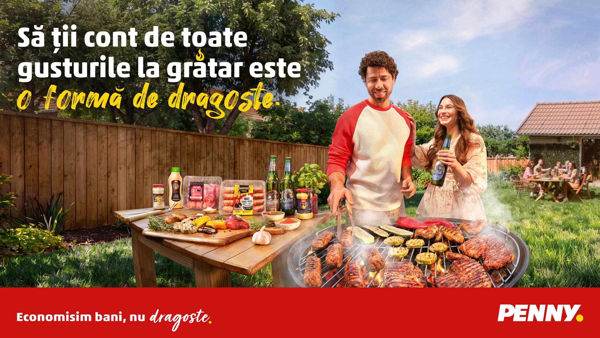 Grătarul la PENNY, o formă de a spune „te iubesc”. O nouă campanie a produselor pentru grătar, cu focus pe prospețime și varietate