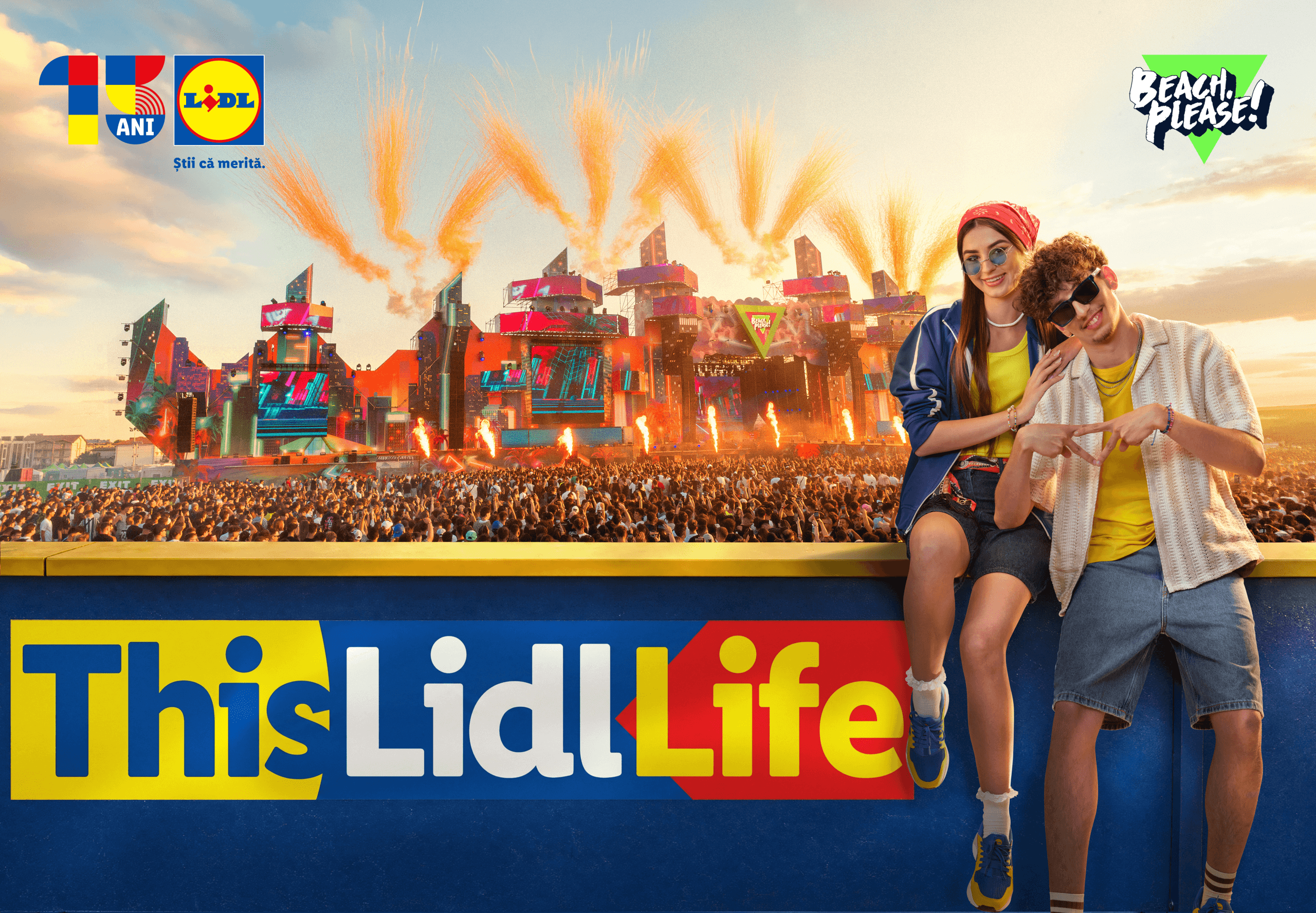 This Lidl Life revine la Beach, Please! cu cel mai mare magazin Lidl de festival de până acum