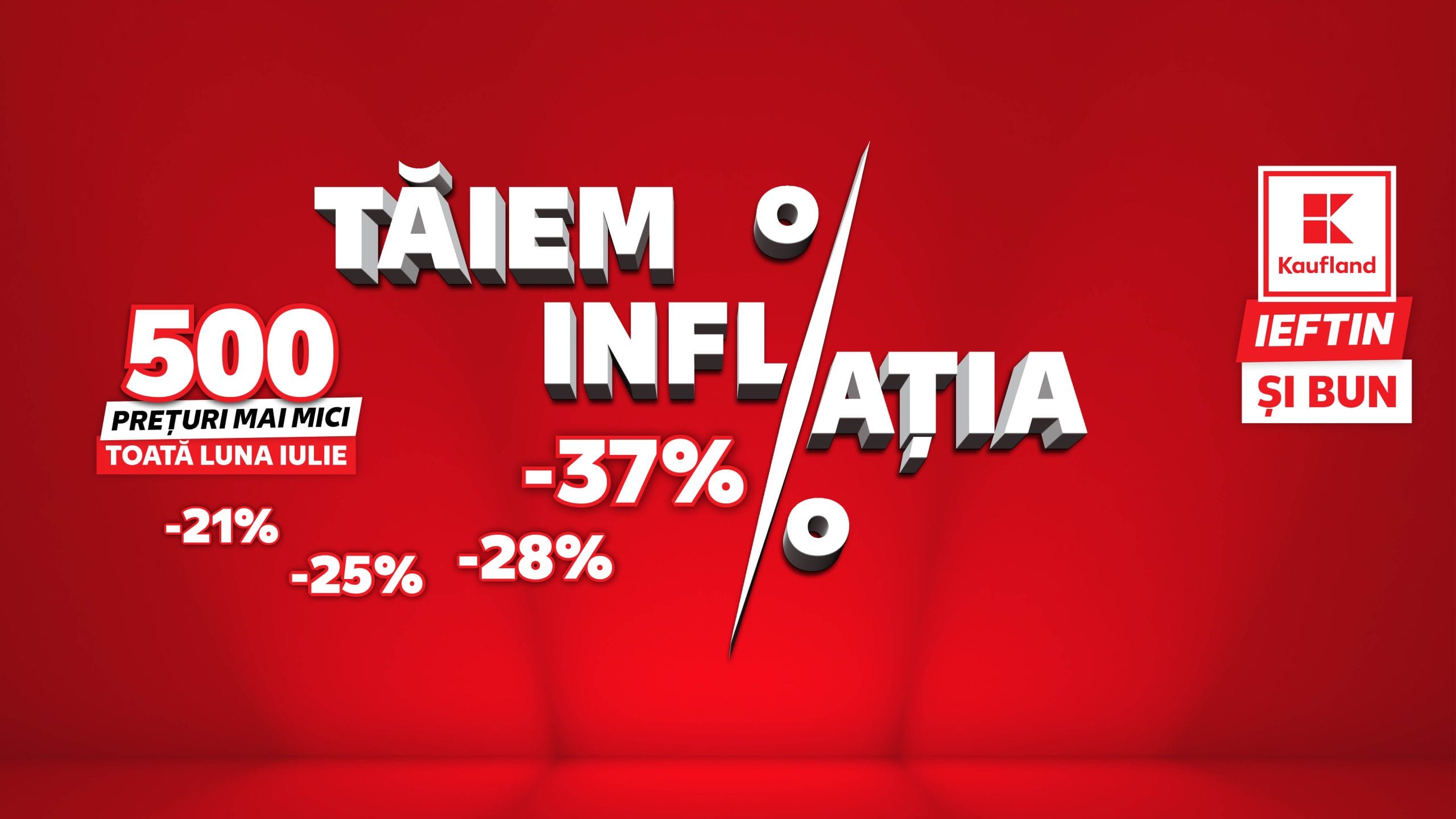 Kaufland România continuă campania „Tăiem inflația”, cu prețuri reduse la peste 500 de produse