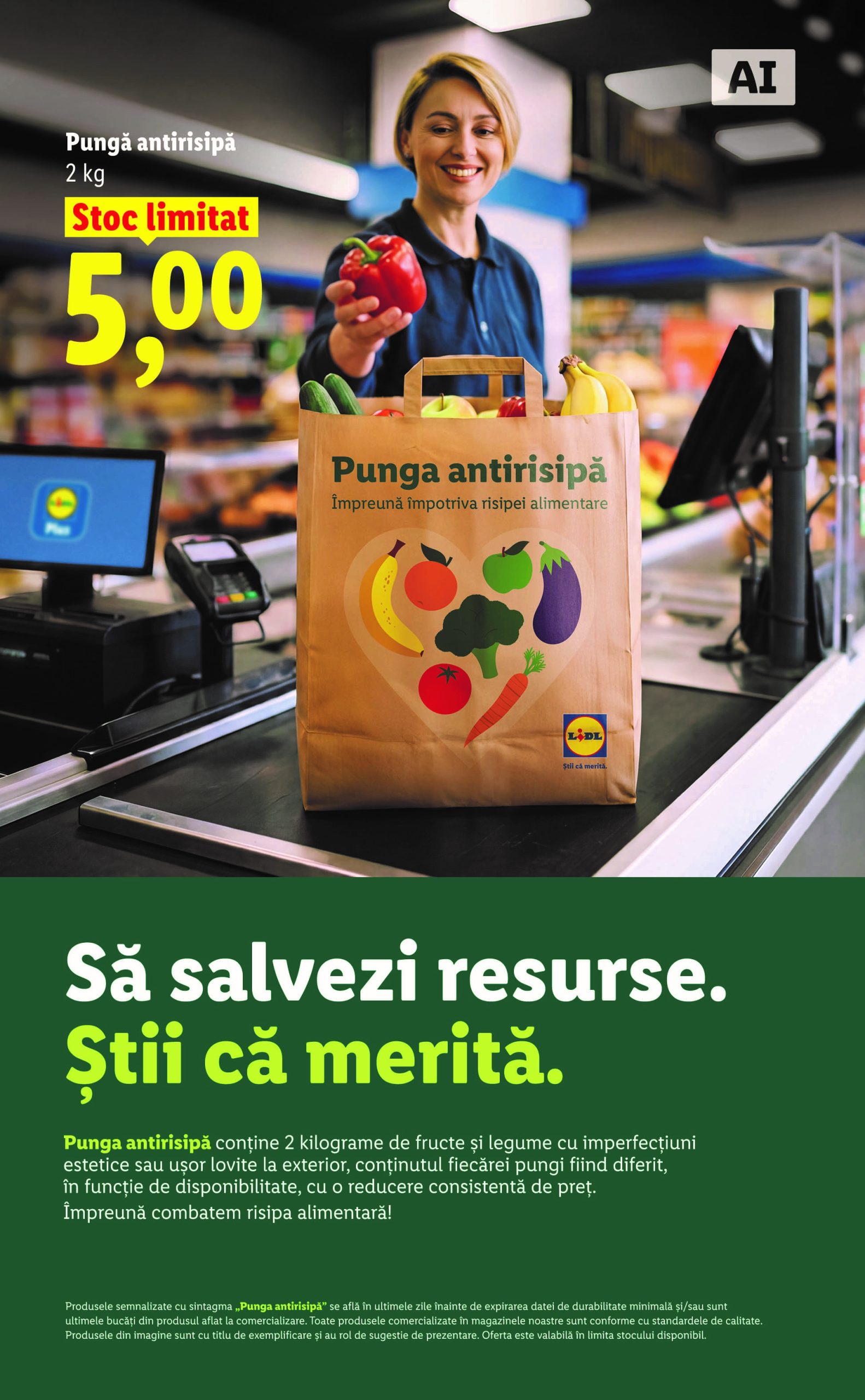 Lidl introduce Punga antirisipă, o nouă șansă pentru fructele și legumele cu mici imperfecțiuni Lidl introduce Punga antirisipă, o nouă șansă pentru fructele și legumele cu mici imperfecțiuni