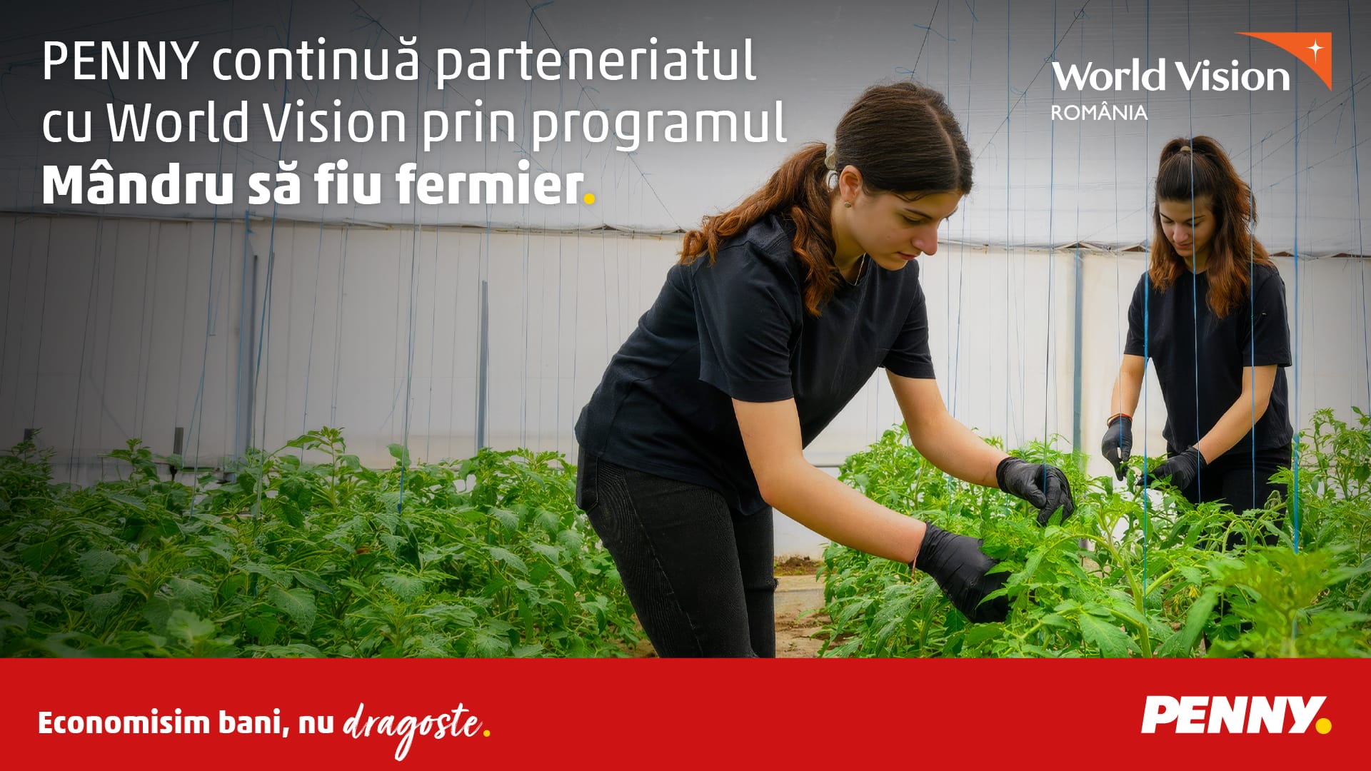 PENNY continuă parteneriatul cu World Vision prin programul  „Mândru să fiu fermier”
