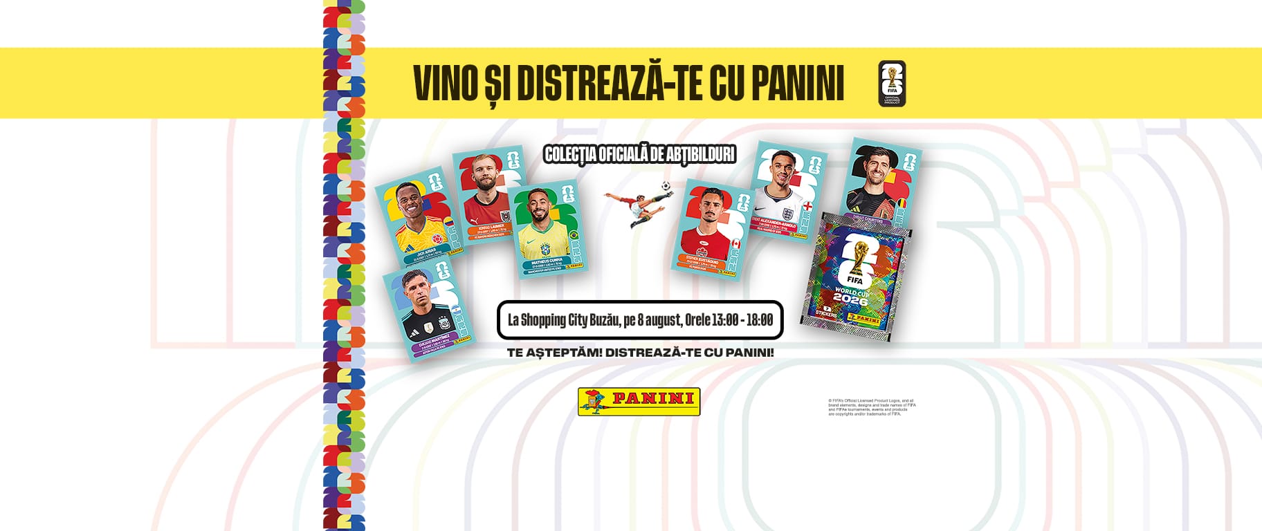 Shopping City Buzău aduce PANINI FIFA WORLD CUP 26 Sticker Swap Tour, dedicat colecționarilor de stickere Shopping City Buzău aduce PANINI FIFA WORLD CUP 26 Sticker Swap Tour, dedicat colecționarilor de stickere