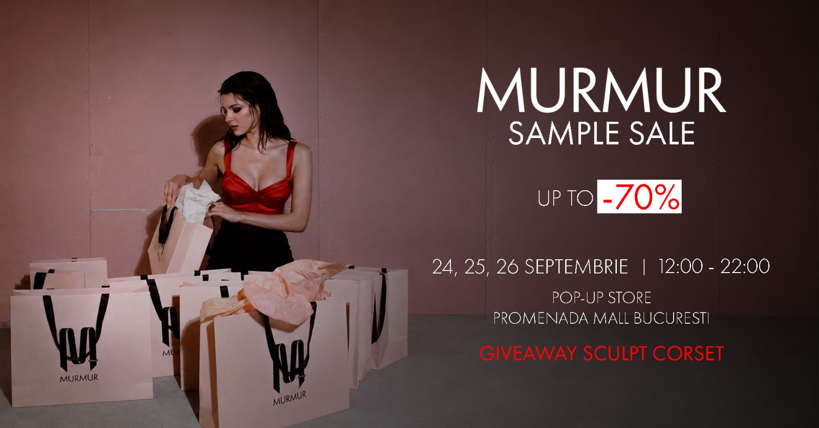 Promenada găzduiește cea de-a doua ediție MURMUR Sample Sale, cu reduceri de până la 70% Promenada găzduiește cea de-a doua ediție MURMUR Sample Sale, cu reduceri de până la 70%